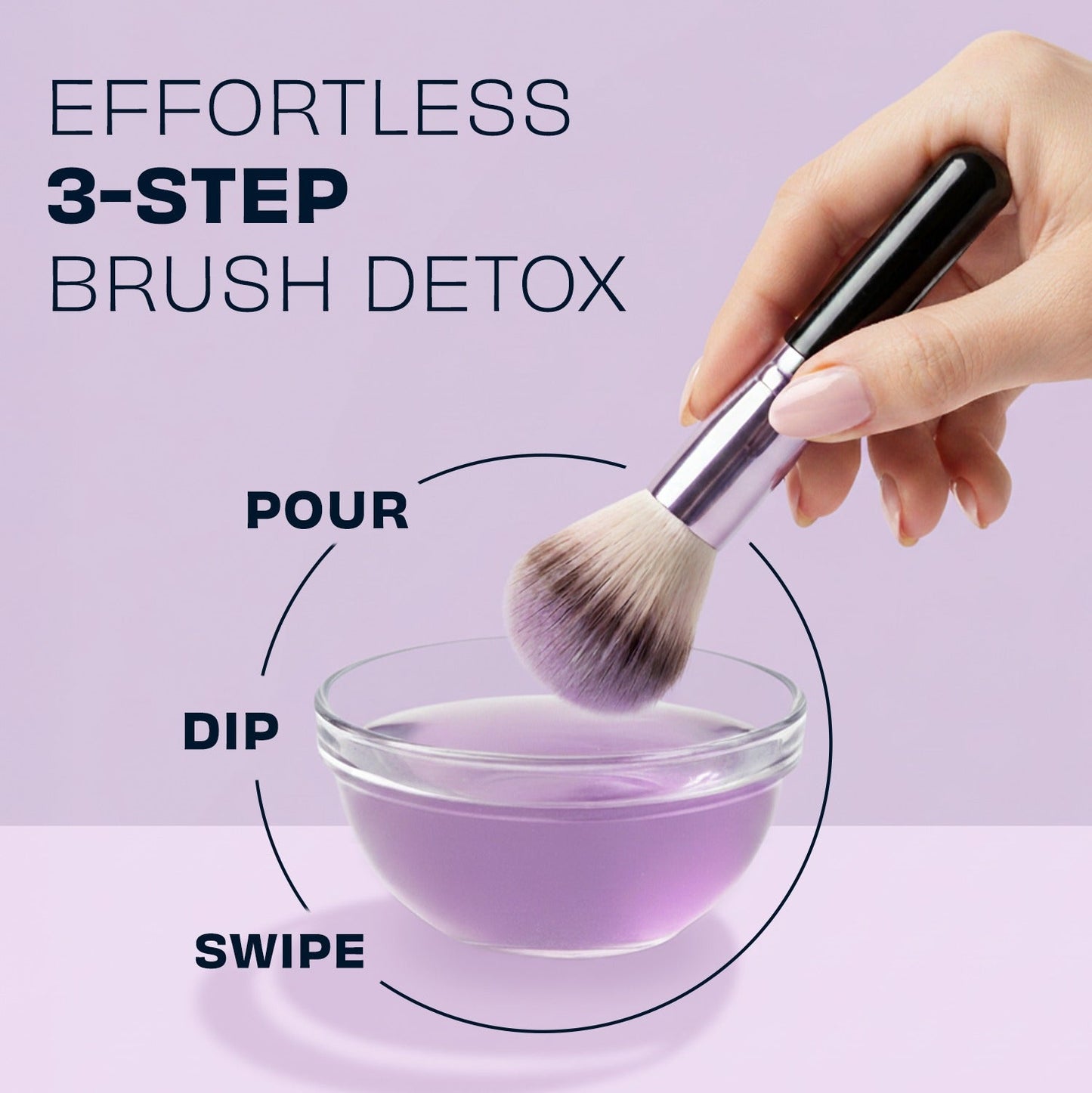 Original Lavender Makeup Brush Cleaner 16 oz