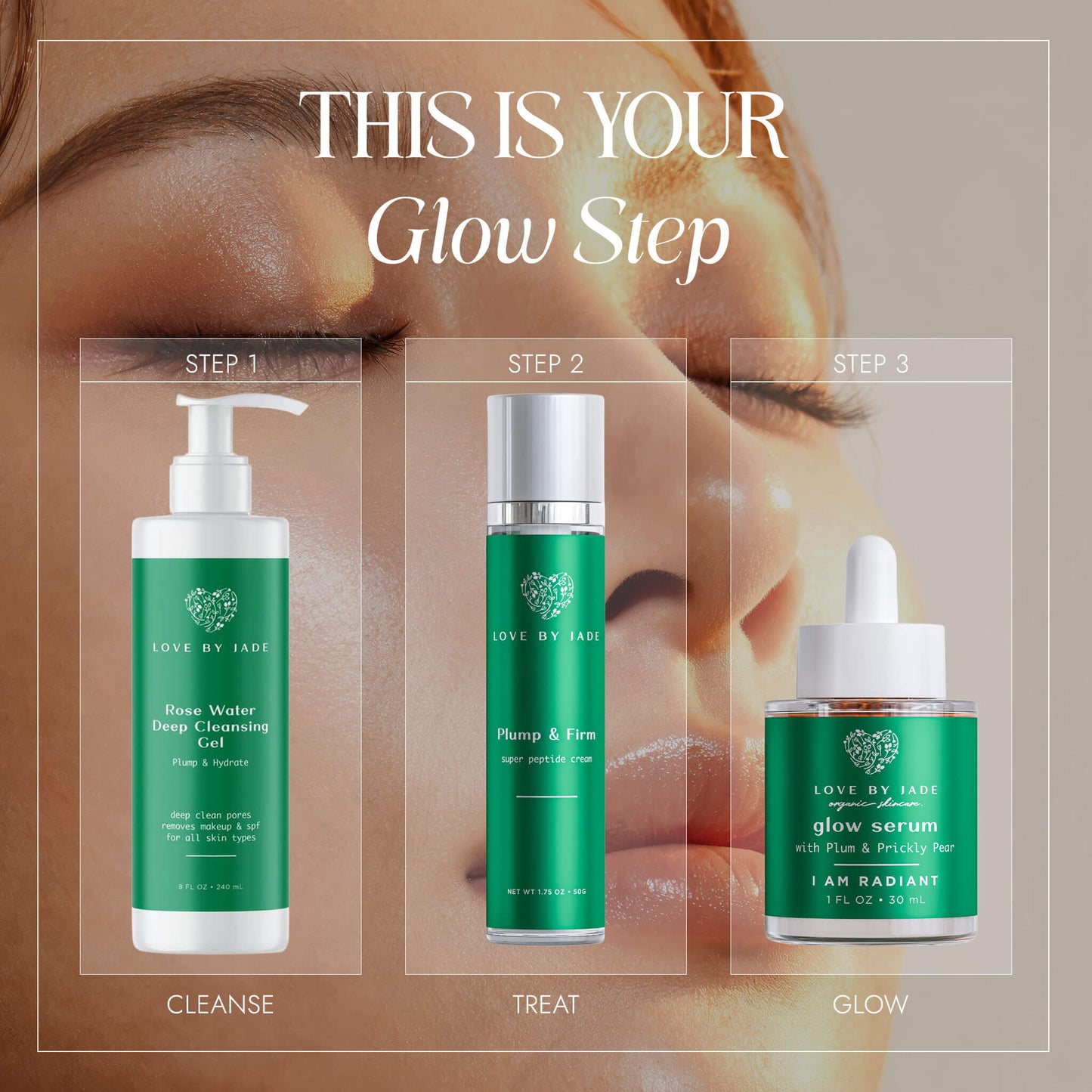 Glow Face Serum with Plum & Prickly Pear
